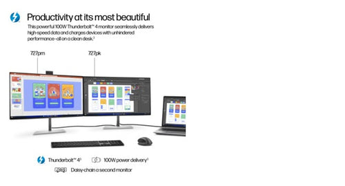 HP Series 7 Pro 27 inch 4K Thunderbolt 4 Monitor - 727pk HP Series 7 Pro 27 inch 4K Thunderbolt 4 Monitor - 727pk
